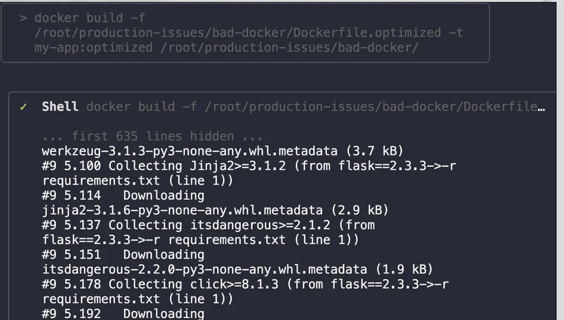 Docker build process​