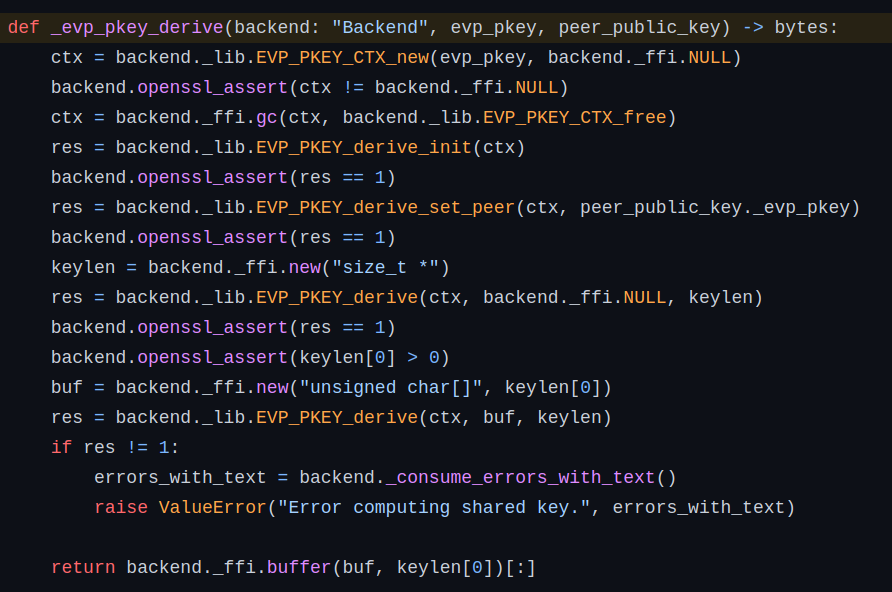 OpenSSL utils result