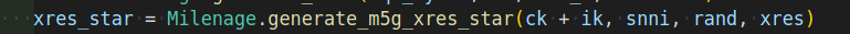 XRES* function call