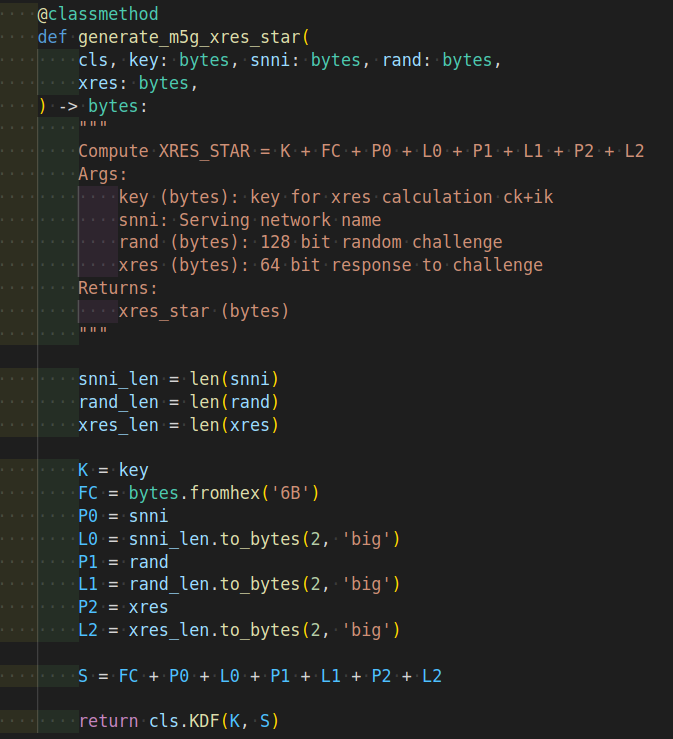XRES* computation