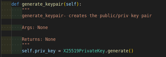 Private key X25519