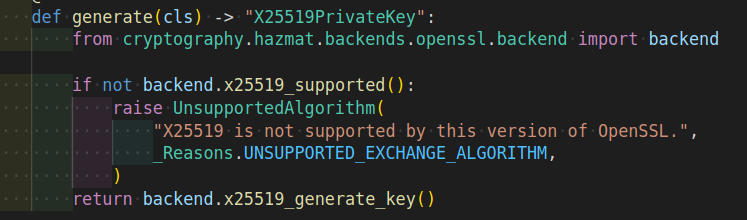 X25519 cryptography library