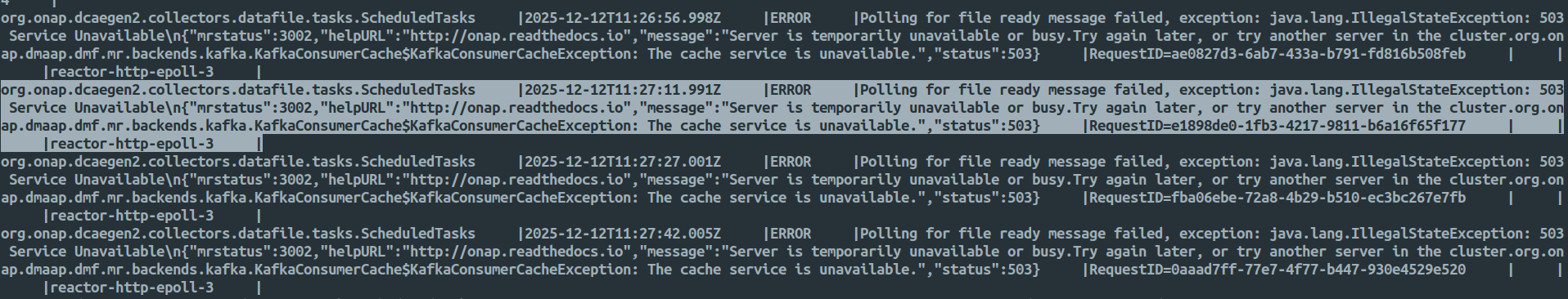 DFC Message Router Error