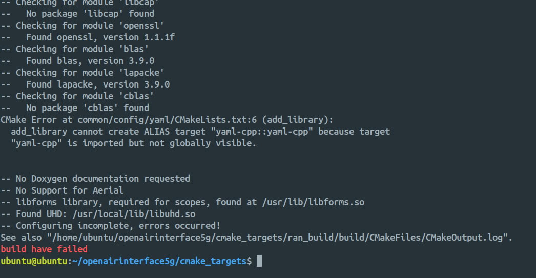 yaml-cpp error